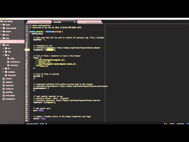 Unit Testing Your Ionic Framework App