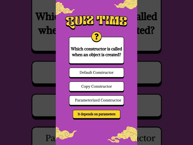 Java Quiz 4 - Constructor