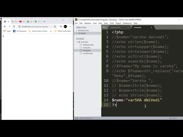 3)String In Php