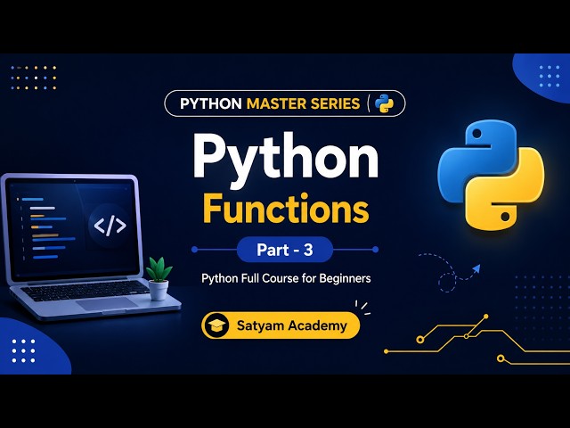 Python function Explain in Hindi🔥 | Learn Function in 15 minutes 🚀Part 3 | Python master Series