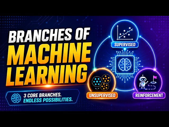 Branches of Machine Learning Explained Simply