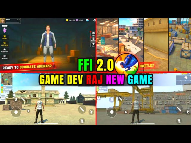 FFI 2.0 | Game Dev Raj New Multiplayer Game | FFI BR 2.0 Version