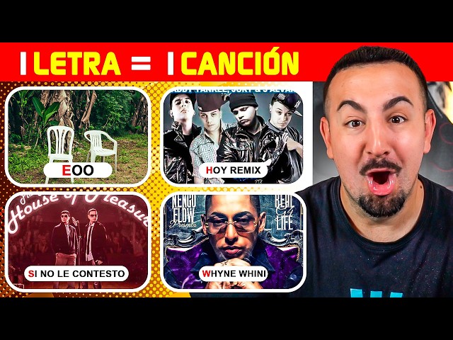 PAPI GAVI REACTS TO "SAVE 1 REGGAETON SONG FOR EVERY LETTER"