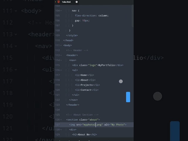 First step towards my own portfolio website HTML+CSS =Magic#html #css  #Portfolio #Coding #frontend