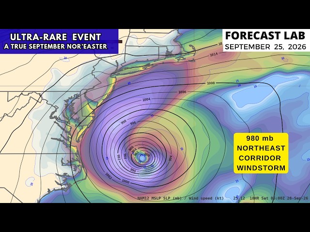 Fri 9/25/26 - Forecast: Inside the Stacked Low Pounding the East Coast | Polo and Odalys