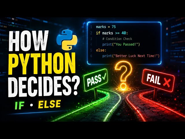 Python Conditional Statements Explained (if, elif, else) 🐍