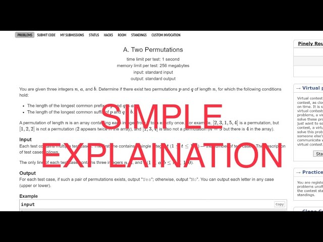 A. Two Permutations codeforces solution in c++ || Pinely Round 1 (Div. 1 + Div. 2)