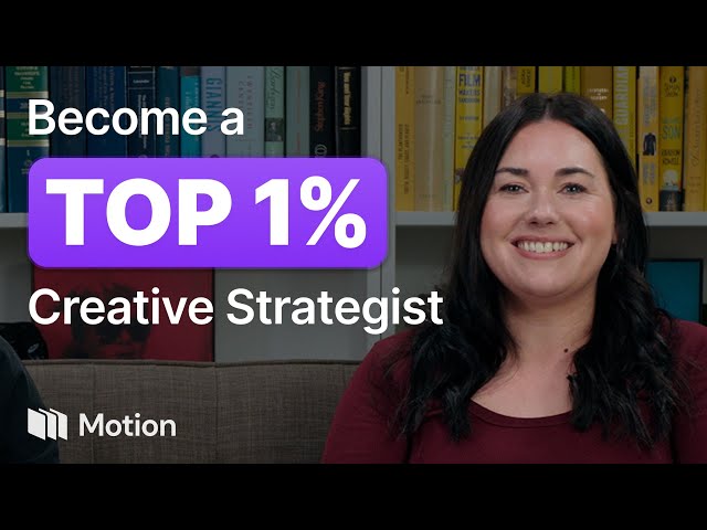 How to become a TOP 1% Creative Strategist with Meta Ads