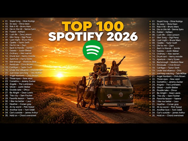 Spotify Hits Music 2026 🎤 | Best 100 English Songs | TikTok Viral Music | New Popular English Songs