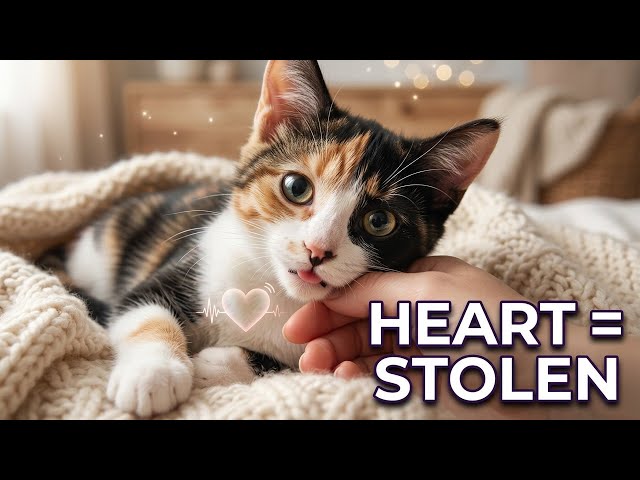 Rescue Kitten Finally Says 'I Love You!' And We're Crying