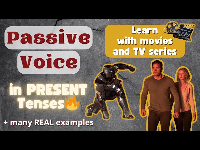 🔥 Master Passive Voice in Present Tenses with Movies & TV series! 🎬