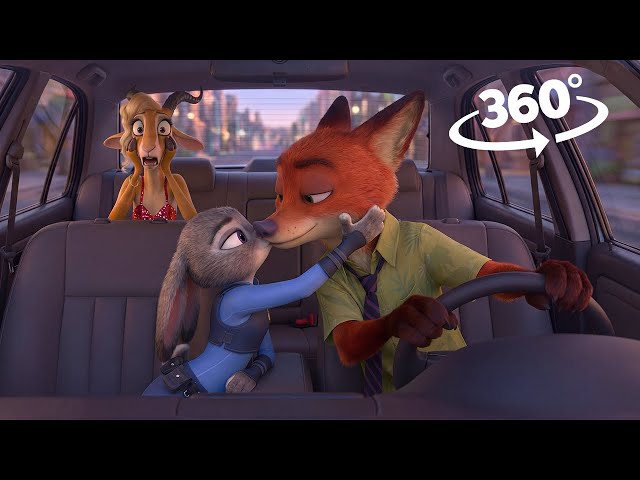 Zootopia 2: Nick and Judy Kiss Scene | 360 8K VR