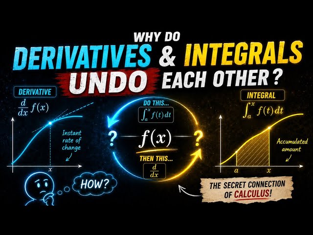 Why Do Derivatives and Integrals Undo Each Other?