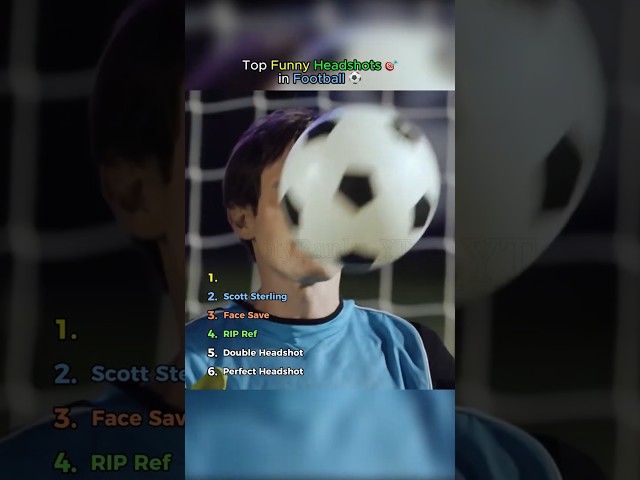 Top Funny Headshots 🎯in Football ⚽