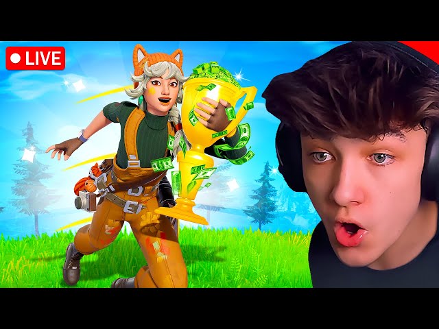 🔴LIVE! - SOLO SERIES TOURNAMENT! (Fortnite)