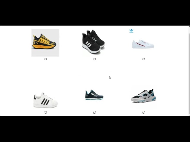 Web page for Sport shoes shop || HTML CSS Java Script