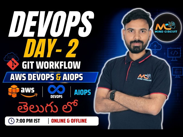 AWS DevOps with AIOPS | Batch 18 | Day 2 | Git Workflow Explained | From Local Repository to GitHub