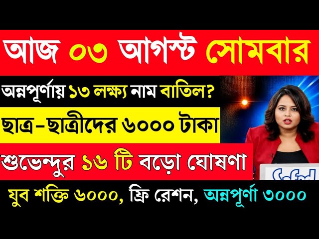 🔴LIVE: আজকের তাজা খবর | West Bengal Assembly Election Live News | BJP | Mamata Banerjee