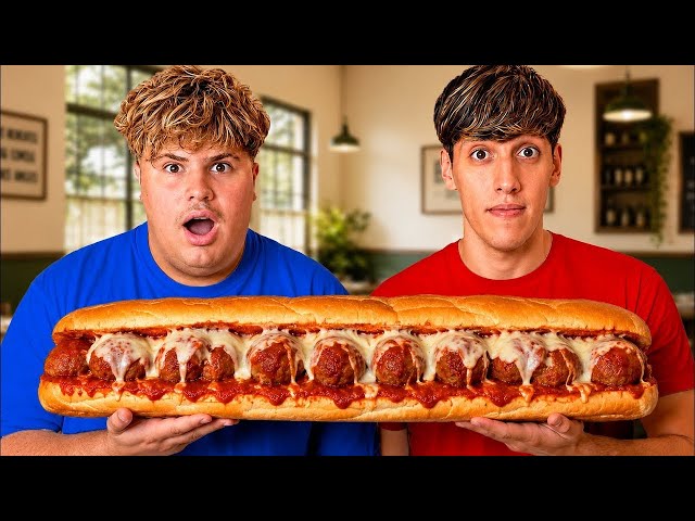 FUIMOS A COMER EL SANDWICH DE ALBONDIGA MAS GRANDE DEL MUNDO