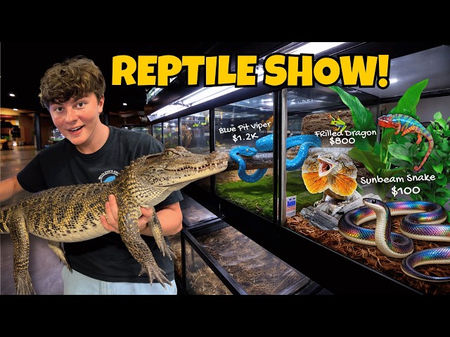Touring America's Largest Reptile EXPO!! *INSANE*