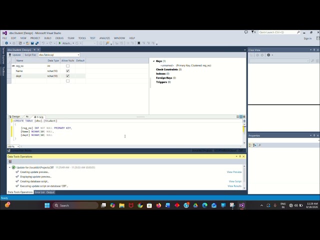 Database connectivity and data retrieval using ADO.NET