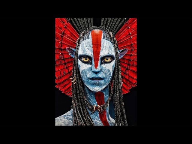 DRAWING AVATAR, BUT WITH ONLY ONE COLOR 💙 what color next? #avatar #live #art #avatarworld #draw 