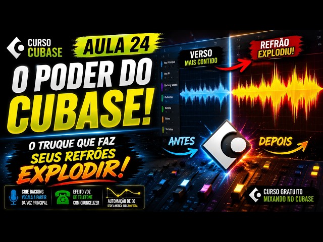 🎤 The Power of Cubase: The Trick to Make Your Choruses Pop | CUBASE COURSE | LESSON 24