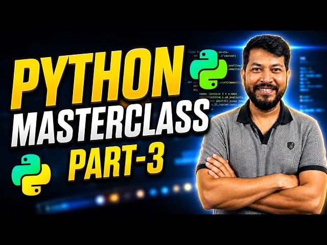 Python Masterclass for Beginners | Part 3 | Euron