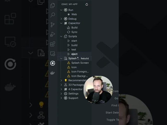 Ionic Visual Studio Code Extension #shorts