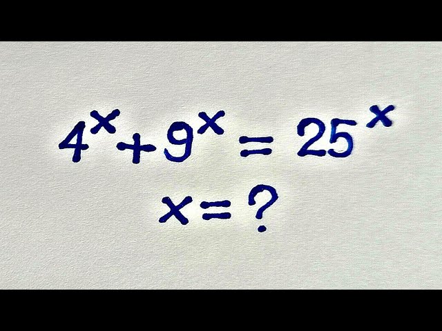 Can You Solve This Exponential Equation? Only 1% Get It Right! 