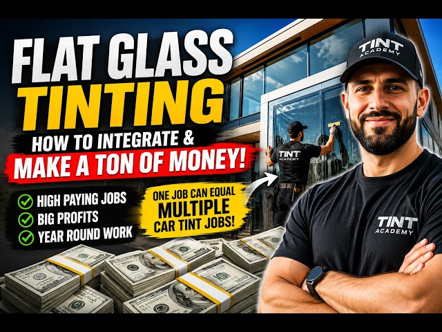 How To Add Flat Glass Window Tinting & Make THOUSANDS More Per Month 💰
