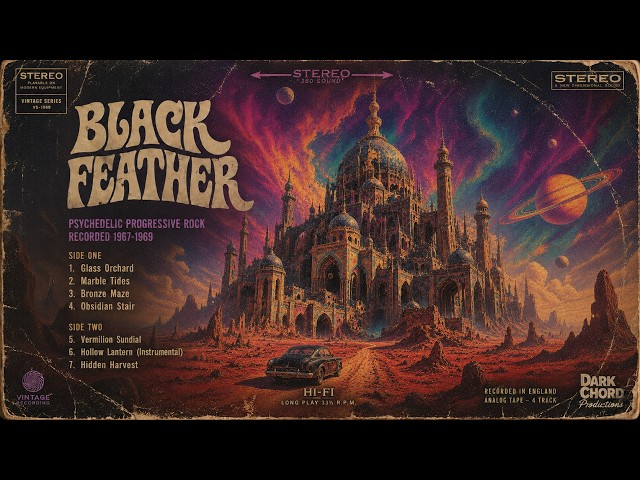BLACK FEATHER - A SMALL ERROR IN THE SKY [Full Album] (Psychedelic Progressive Hard Rock)