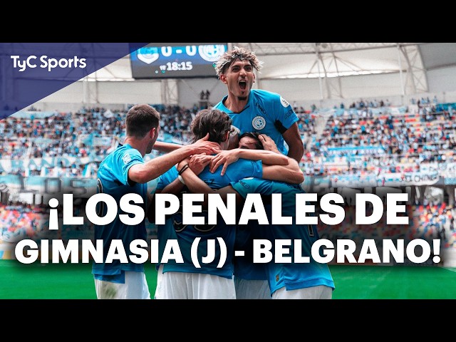THE COMPLETE PENALTIES FROM BELGRANO'S QUALIFICATION AGAINST GIMNASIA (J) TO THE ROUND OF 16