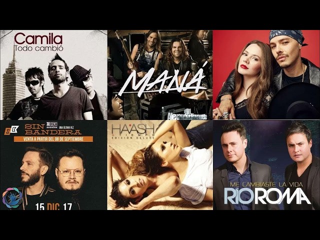 Maná, Reik, Camila, Ha Ash Y Río Roma, Lo Mejor De Las Baladas Románticas Mix Éxitos De Oro 2026