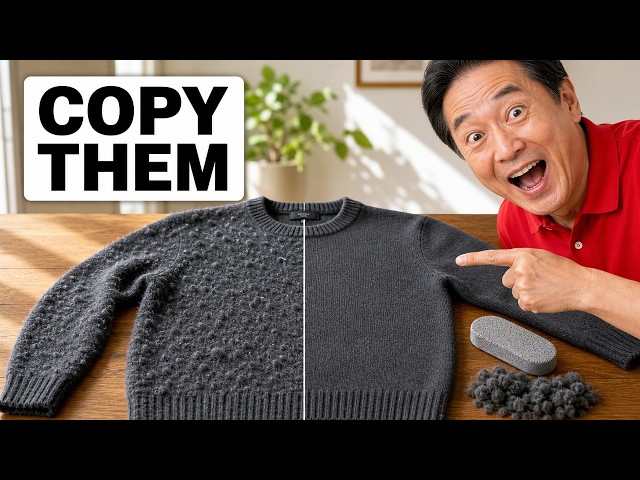 This Japanese Method Removes Every Pill From a Wool Sweater in 10 Minutes (No Shaver, No Replacing)