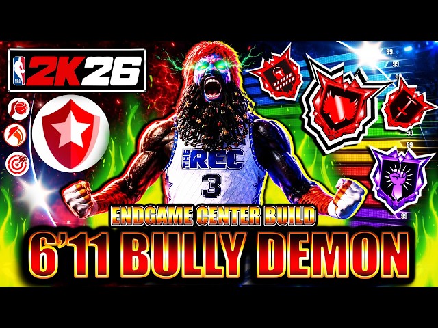 I Made the FINAL 6’11 DEMON CENTER BUILD to END NBA 2k26 🤯
