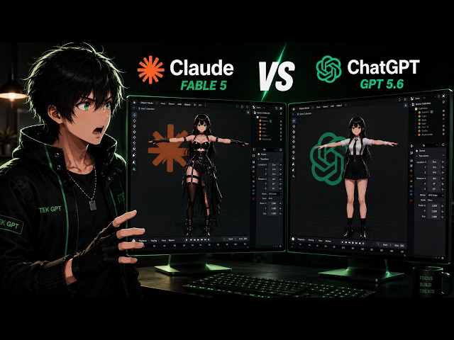 Claude Fable 5 vs ChatGPT 5.6 — Which AI Builds Better 3D Models?