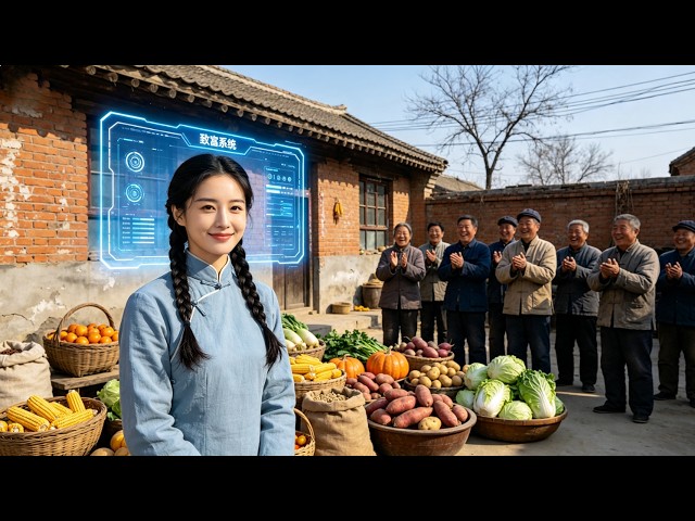 Famine farm girl awakens a god-tier system to save the entire village!#movie #drama