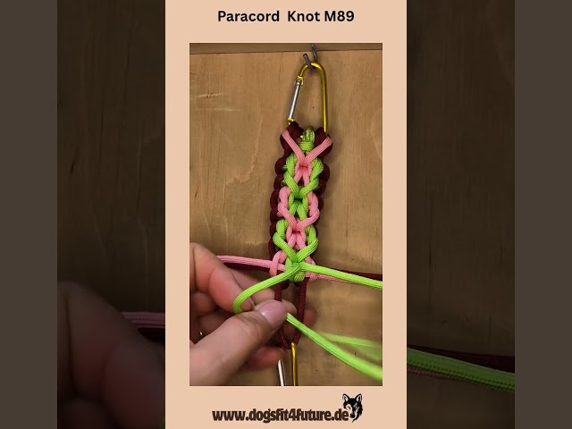 How to do Dog Collar Paracord Tutorial knot M89