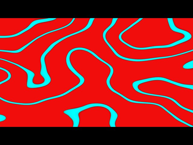 LoopVibe 4K - Cyan & Red Neon Lines in 4K (2 Hours) - (No Audio)