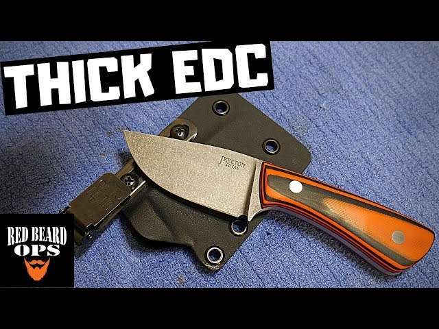 Thick EDC Knife - Knifemaking