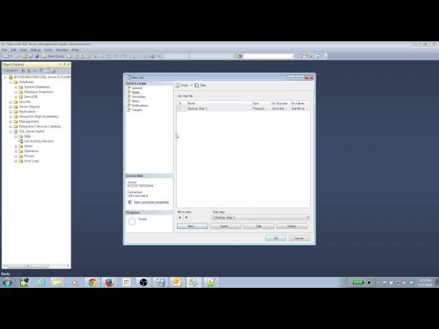 Schedule Backup using SQL Server Management Studio 2012