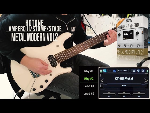 Hotone Ampero II Sound Clones | Metal Modern vol2 | Playthrough Demo