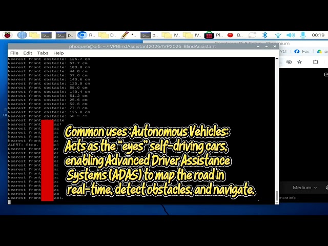 LIDAR with Raspberry Pi5 test run