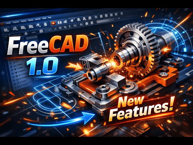 FreeCAD 1.0 – New Features & Updates | 3D CAD Design Made Easy