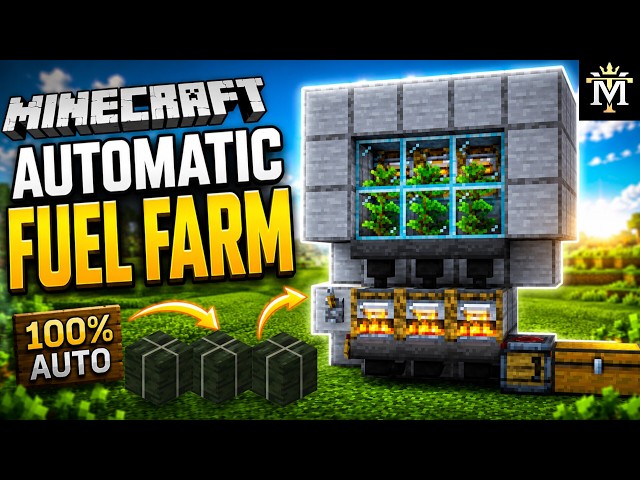 Minecraft 1.21+ AUTOMATIC FUEL FARM 🔥 | Infinite Fuel in Survival! |MTGAMER 22