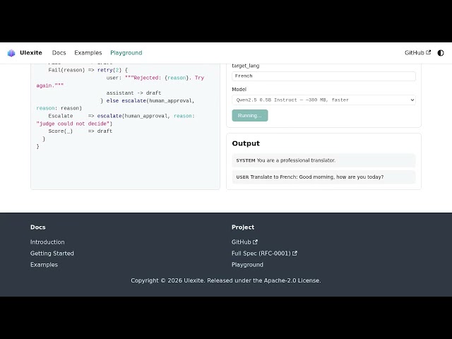 Ulexite: A Programming Language for Conversations, Not Prompts