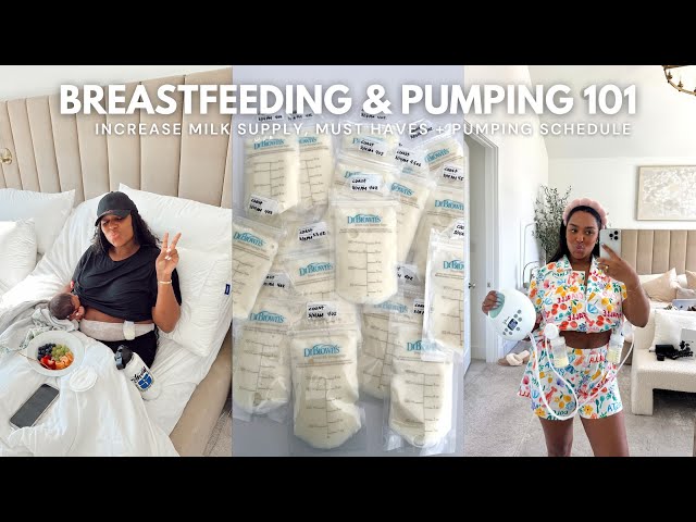 Breastfeeding Pumping 101 I Increase Milk Supply I Must Haves I Schedule I 2nd Time Mom...