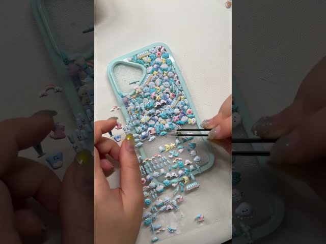 DIY phone case | #phonecase #sticker #diy #asmr #relaxing #satisfying