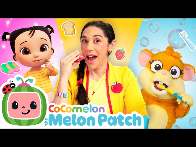 Toddler Routines and Healthy Habits with Ms. Appleberry | The Melon Patch - Learning Videos for Kids
